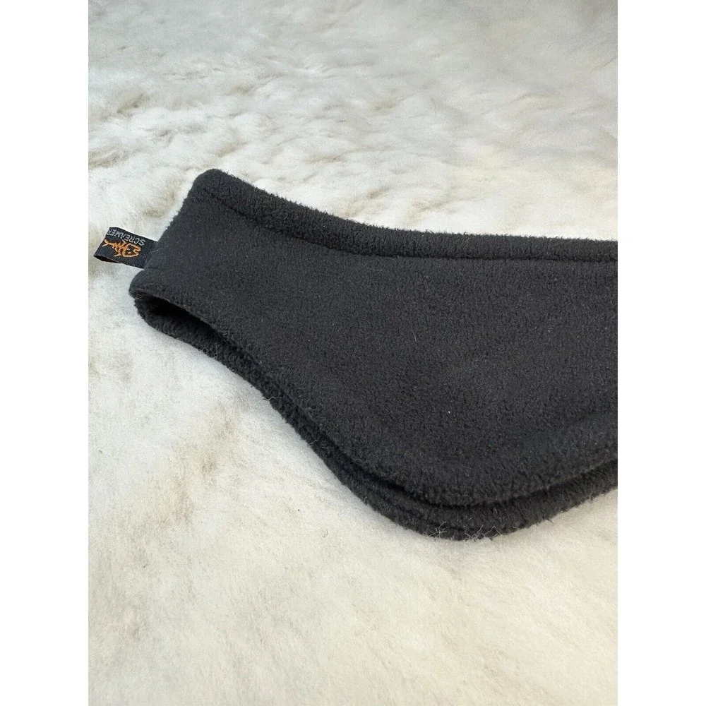 SCREAMER Fleece Headband Refrigiwear Brand Black One Size Polyester BRECKENRIDGE